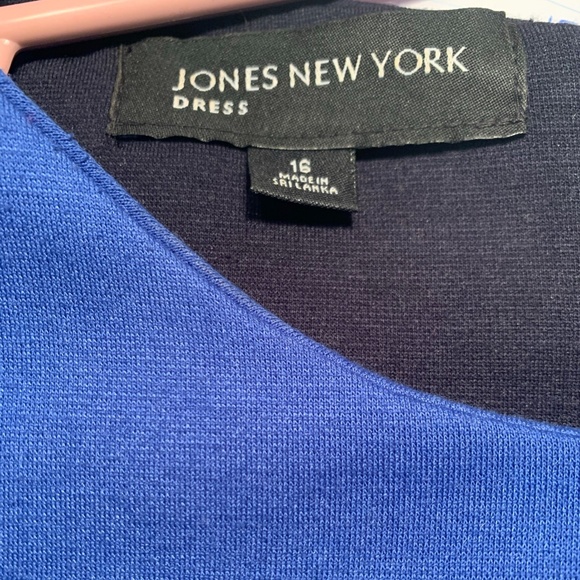 Jones New York Colorblock Dress Size 16 - Picture 3 of 5